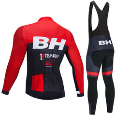 Unisex Long Sleeve Cycling Kit - Jersey/Bibs Combo