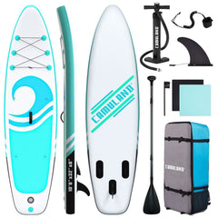 DailySale 10’6” x 32”x 6” Paddle Board for Adults with Premium SUP Accessories and Backpack