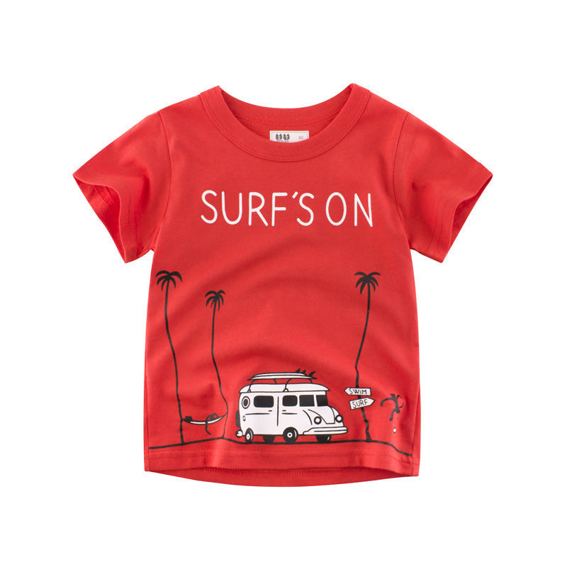 Kid's Unisex 'Surf's On' T-shirt