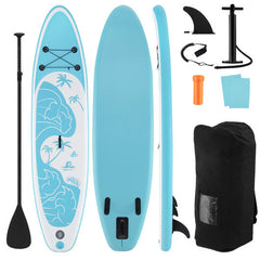 VYSN 10 Foot Inflatable Stand Up Paddle Board with Premium SUP Accessories - S