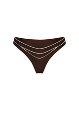 Women's Amanecer High Cut Cheeky Bikini Bottom by Nelblu