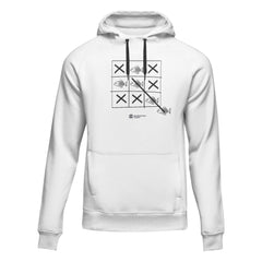 Outdoorzees Unisex Fish Tick Tack Toe Hoodie