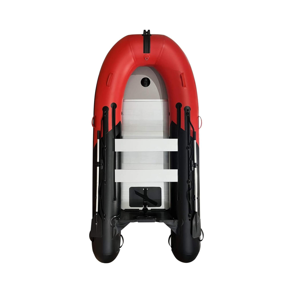 11 Foot Heavy-Duty Inflatable Dinghy with Aluminum Floor & Oars