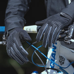 Unisex Bike Riding Fleece Full Finger Gloves
