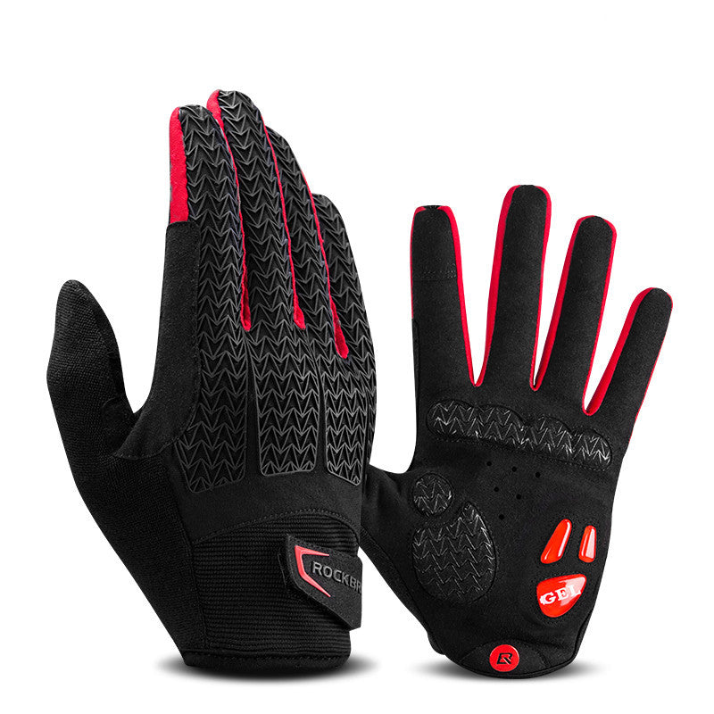 Unisex Bike Riding Fleece Full Finger Gloves