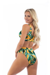 Women's 'Island Glow' Ribbed Two-Piece Bikini Swimsuit