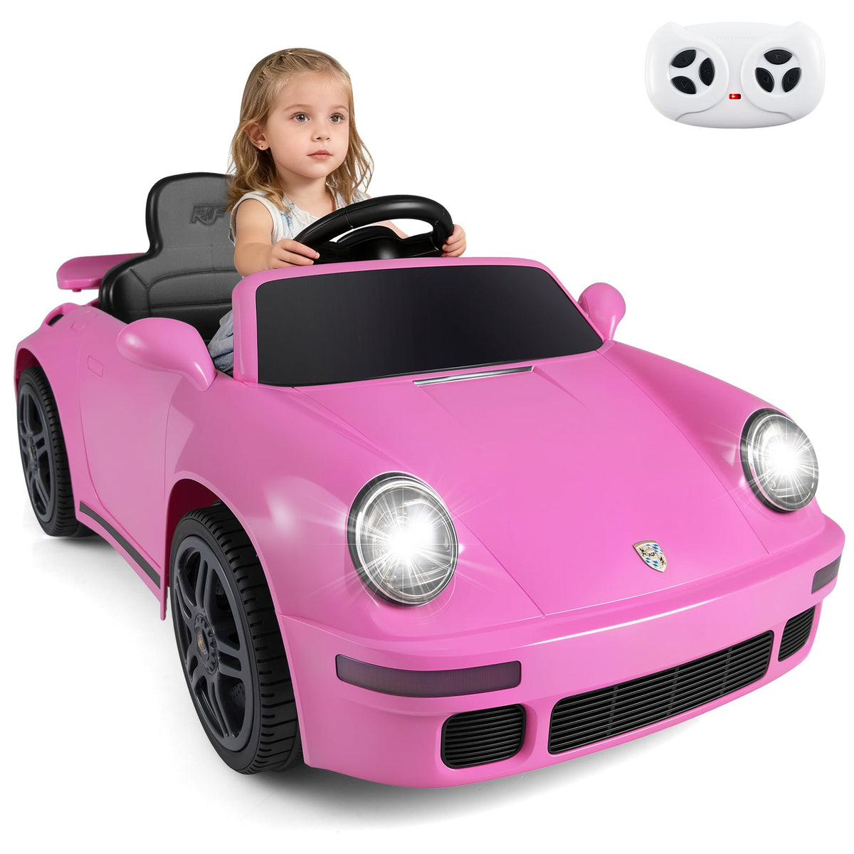 12V Kids Ride On Licensed RUF CTR Car with Remote Control and Music