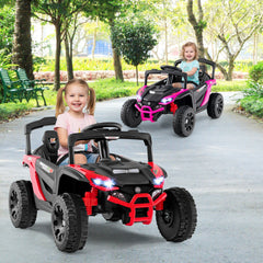 12V Kids Ride On UTV with LED Lights, Music, and Horn