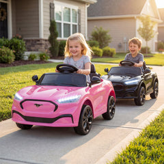 12V Kids Ride On Licensed Ford Mach E with Parent Control and Horn