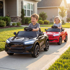 12V Kids Ride On Licensed Ford Mach E with Parent Control and Horn