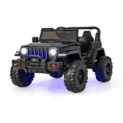 GBruno Store 12V Kids Ride-on Jeep Car with 2.4 G Remote Control - Black