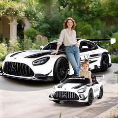 12V Kids Ride On Licensed Mercedes-AMG GT3 with Adjustable Speed