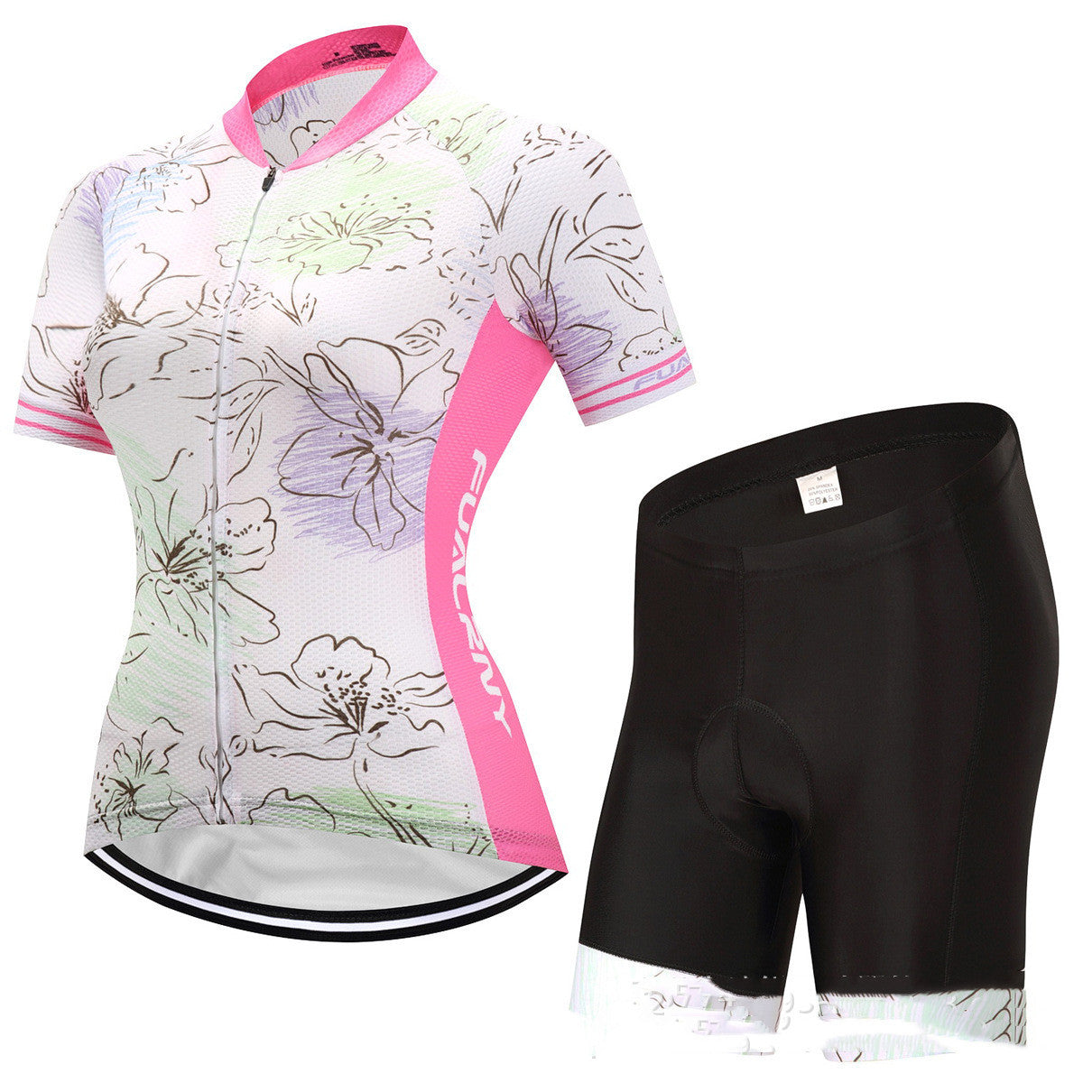Women's Short-Sleeved Cycling Kit - Jersey/Shorts or Jersey/Bibs Combo