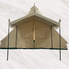 13' X 19' Extra-Large Heavy-Duty Outdoor Four-Season Glamping Canvas Bell Yurt Tent