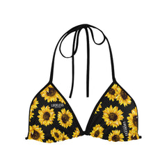Women's Sunflower Triangle Bikini Swimsuit Separates