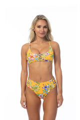 Women's 'Tropic Tease' High Waist Two-Piece Bikini Swimsuit