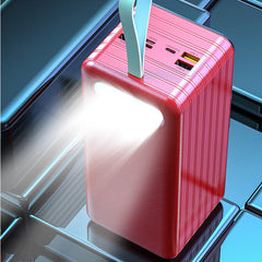 80,000 mAH Power Bank, Comes With A Four-wire Large-capacity, Mobile Power Bank