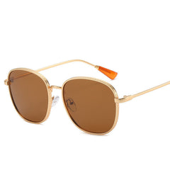 Unisex Wire-Rimmed Large Sunglasses
