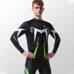 Men's Cycling Long Sleeve Jersey Set - Jersey/Pants Combo