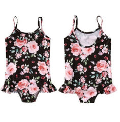 Girl's One-Piece Mermaid, Floral, Dinosaur Swimsuit
