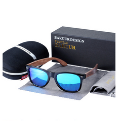 Unisex Wooden Polarized Sunglasses