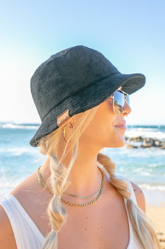Women's C.C Terry Cloth Bucket Hat