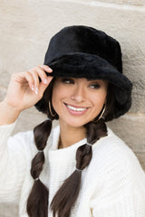 Women's Plush Bucket Hat