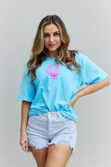 Women's Sweet Claire "More Beach Days" Oversized Graphic T-Shirt