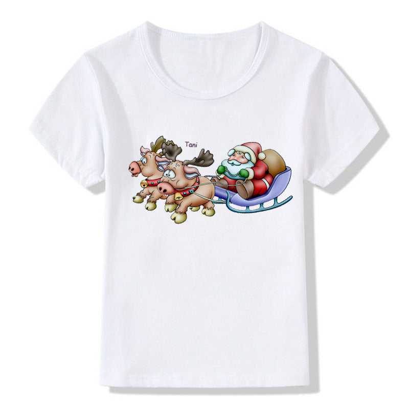 Kid's Unisex Various Cute Christmas T-Shirt's