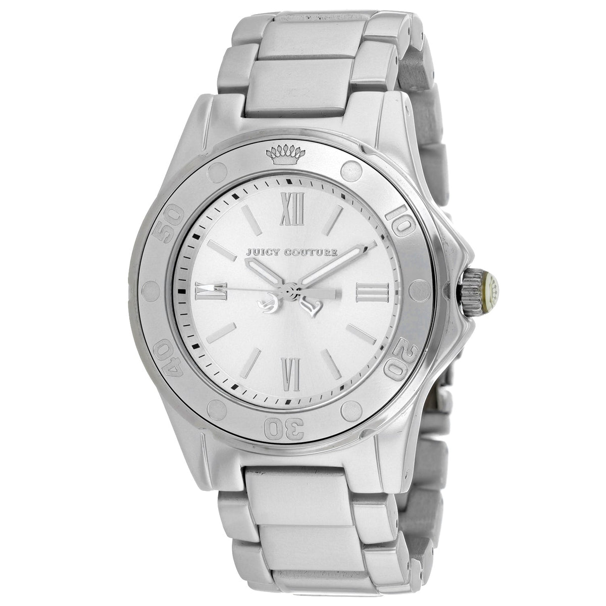 Juicy Couture Women's Rich Girl - Silver Dial/Bracelet - 30m