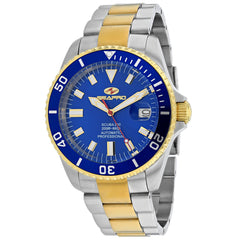 Seapro Men's Scuba 200 - Blue Dial, Silver Case - 200m