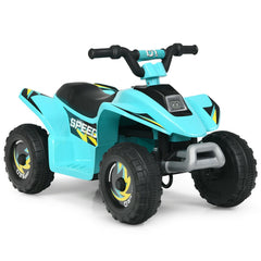 GBruno Store 6V Kids Electric ATV 4 Wheels Ride-On Toy - Blue