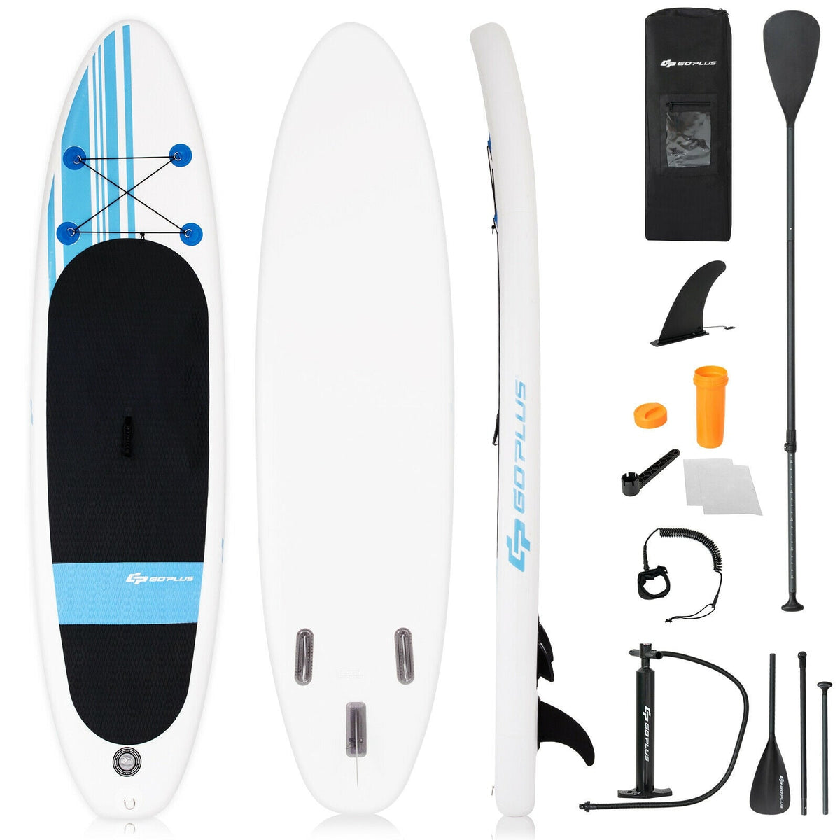 10 Foot Inflatable Stand Up Paddle Board with Carry Bag