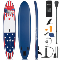 11 Foot Inflatable Stand Up Paddle Board with 3 Fins