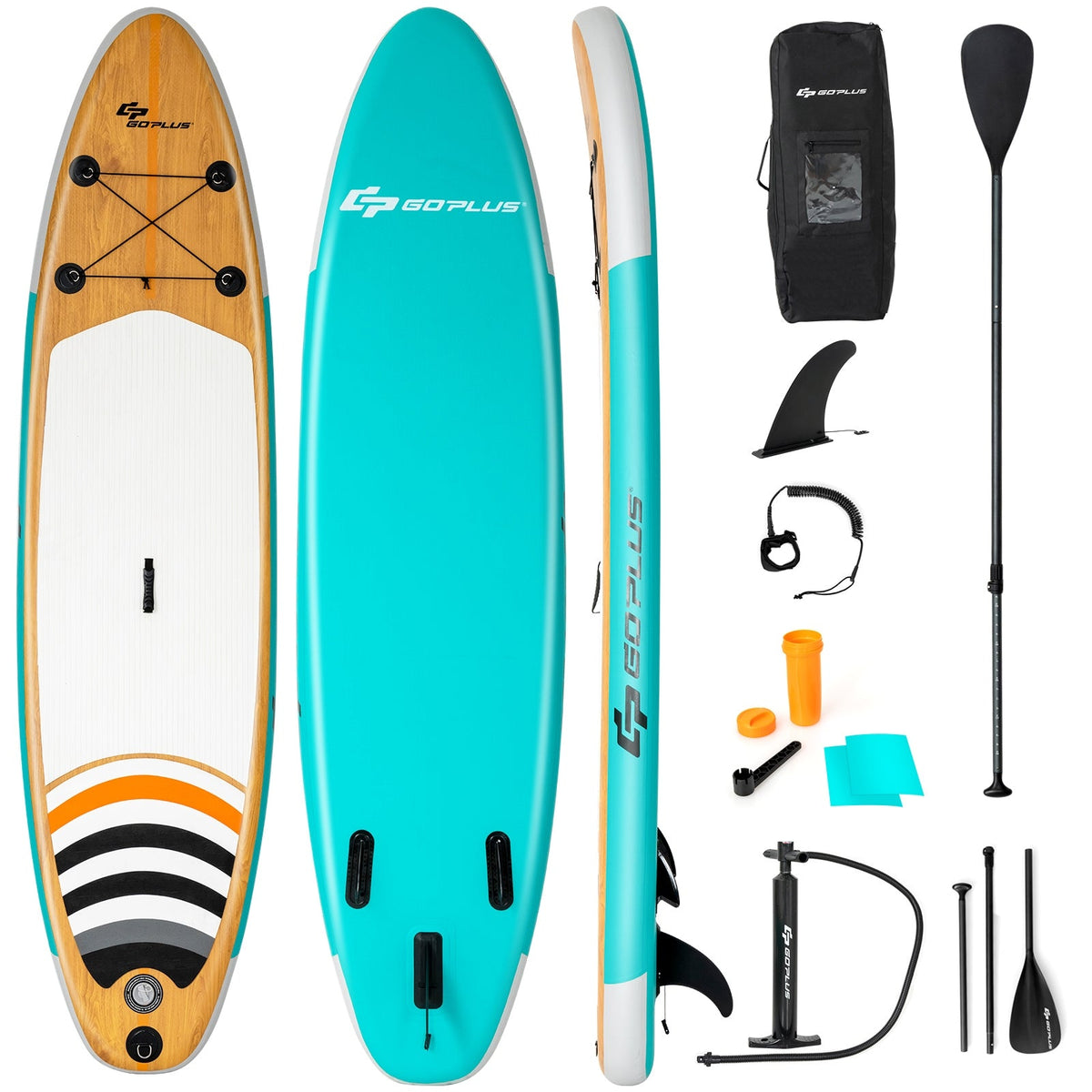10 Foot Inflatable Stand Up Paddle Board with Bag