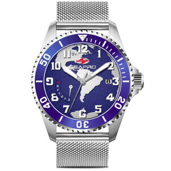 Seapro Men's Voyager - Blue Dial, Silver Bracelet - 200m