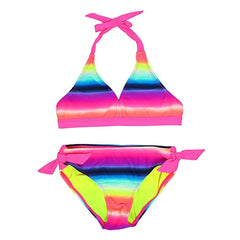 Girl's Halter Two-Piece Bikini Swimwear