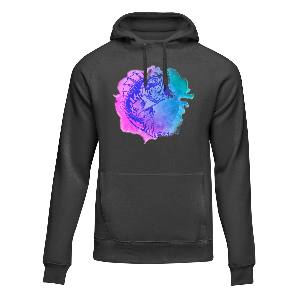 Outdoorzees Unisex Watercolor Fishing Hoodie