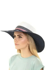Women's American Flag Floppy Hat – Patriotic Wide Brim Sun Hat for Summer