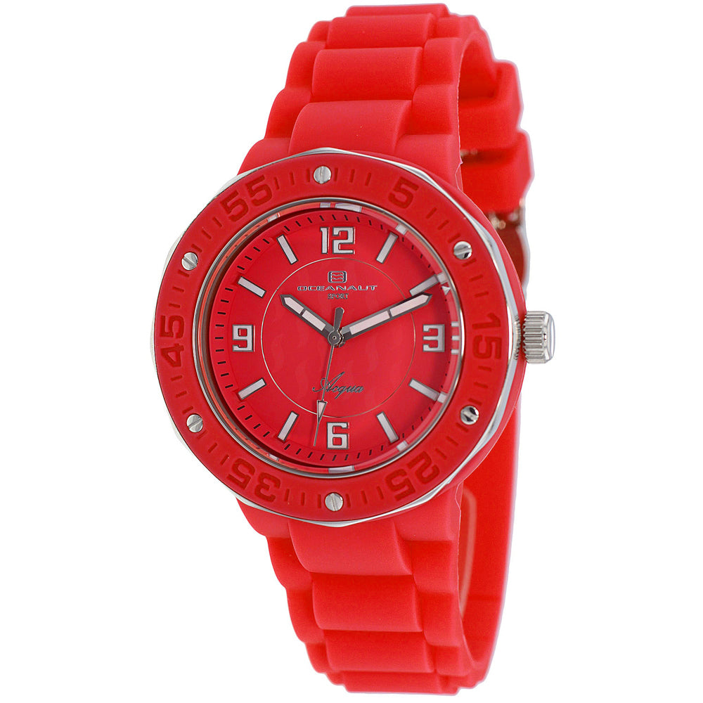 Oceanaut Women's Acqua - Red Dial - 30m