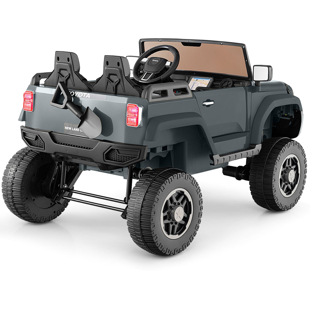 24V Kids 2 Seater Ride on UTV 4WD/2WD Switchable with Parental Remote for Ages 3+