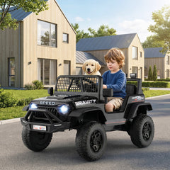 24V Kids Ride On UTV with Parent Remote Control and Music