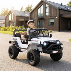 24V Kids Ride On UTV with Parent Remote Control and Music