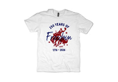 Unisex Adult's '250 Years Of Freedom' T-Shirt