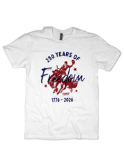 Unisex Adult's '250 Years Of Freedom' T-Shirt