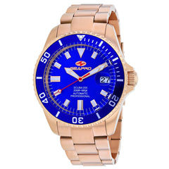 Seapro Men's Scuba 200 - Blue Dial, Rose Gold Case - 200m