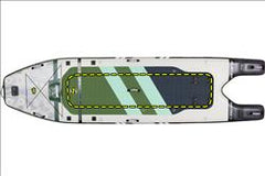 12 Foot Sea Eagle Boats | FS1210 FishSUP™ Inflatable Fishing Stand-Up Paddleboard - Watersnake Motor Package