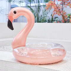 LuxuryLifeWay Inflatable Flamingo Swimming Ring