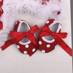 Infant Girl's Four-Piece Christmas Clothing Set