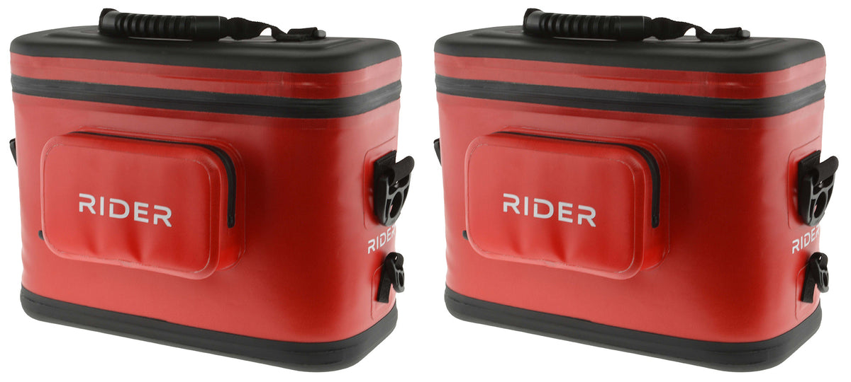 Rider Coolers NEW RC102 Red 10 can jet ski cooler set of 2